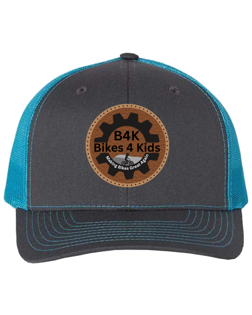 Bike 4 Kids Richardson 112 Fundraiser hat with leather patch